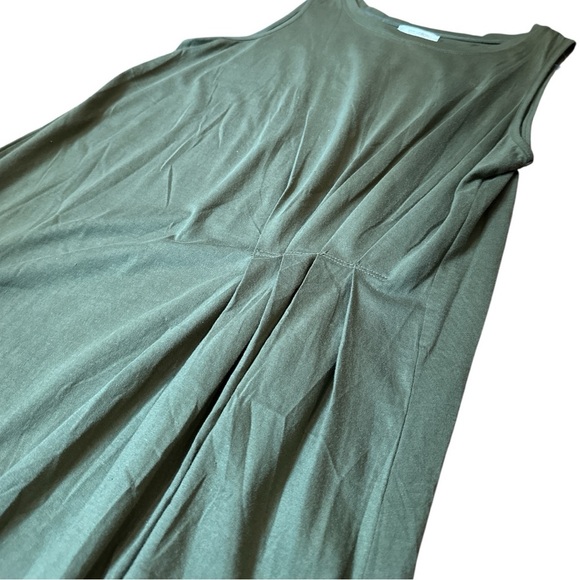 Stitchdrop Army Uniform Green Cotton Midi Dress | Size M - Picture 8 of 11